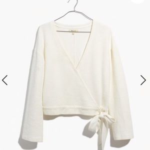 Madewell Texture and Thread Wrap Top